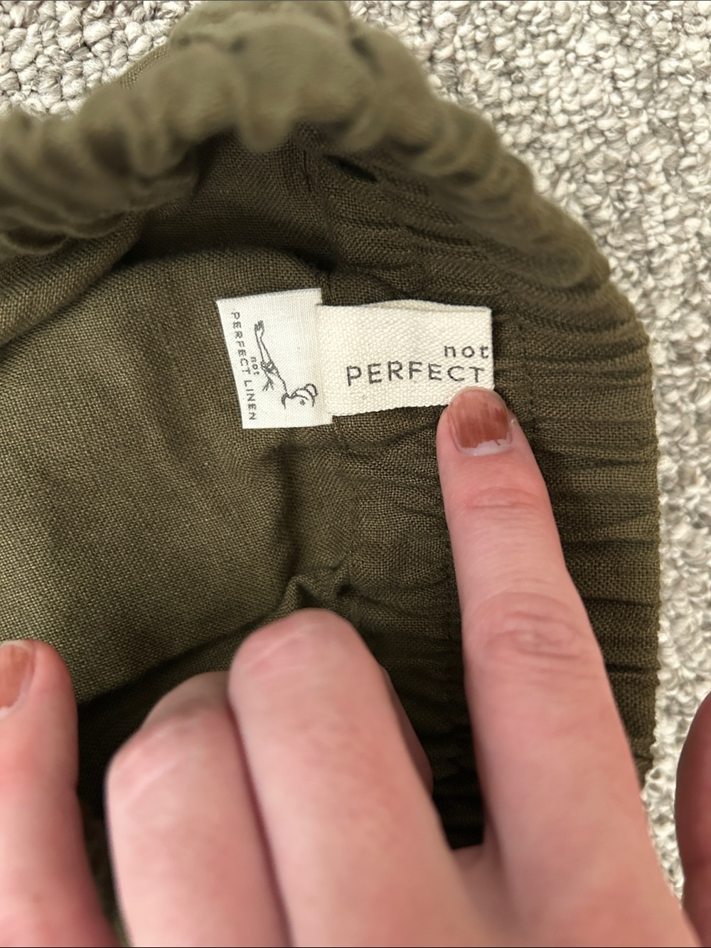 Women’s not Perfect Linen Kena Pant - Picture 3 of 10